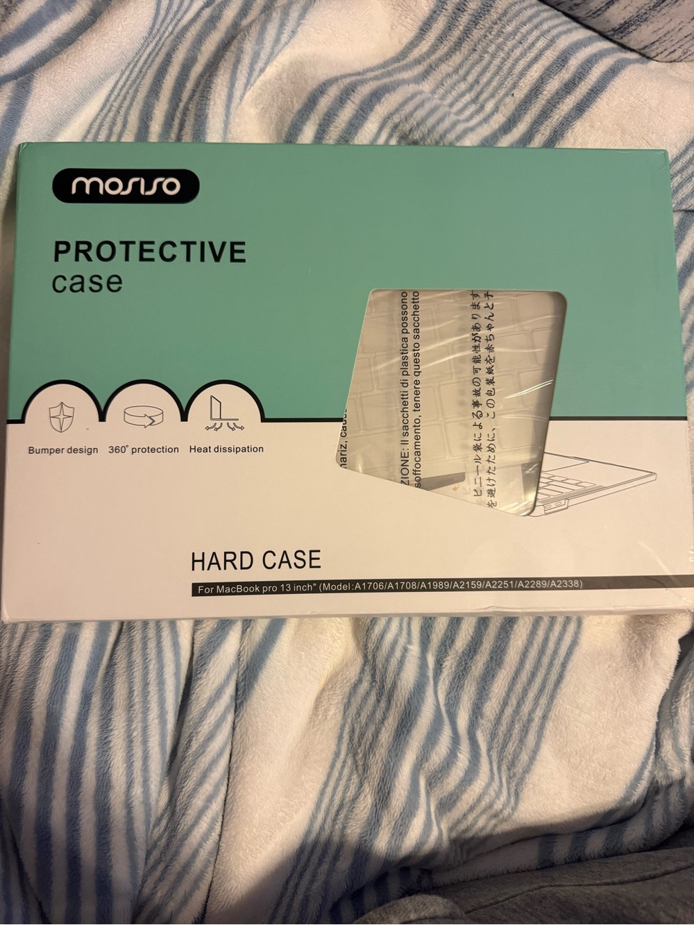 Mosso Mint Green Protective Hard Case for MacBook Pro 13"